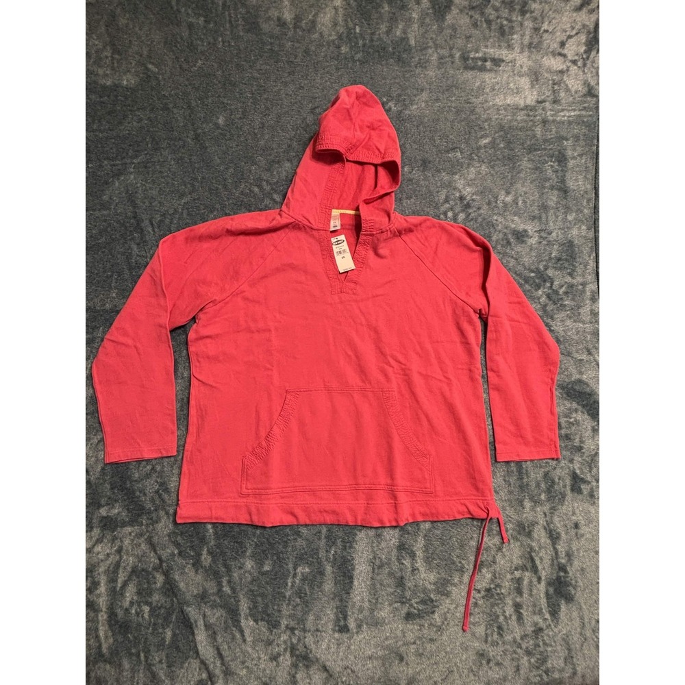 Old Navy 's Plus Pullover Hoodie Sweatshirt 100% Cotton NWT 2X Women Pink